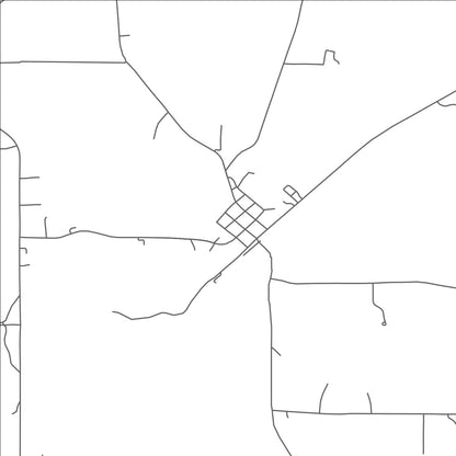 ROAD MAP OF LEARNED, MISSISSIPPI BY MAPBAKES