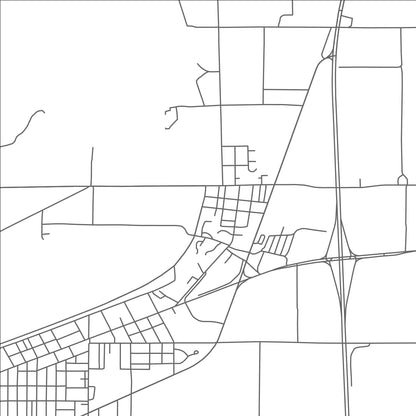 ROAD MAP OF LYON, MISSISSIPPI BY MAPBAKES