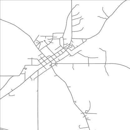 ROAD MAP OF MABEN, MISSISSIPPI BY MAPBAKES