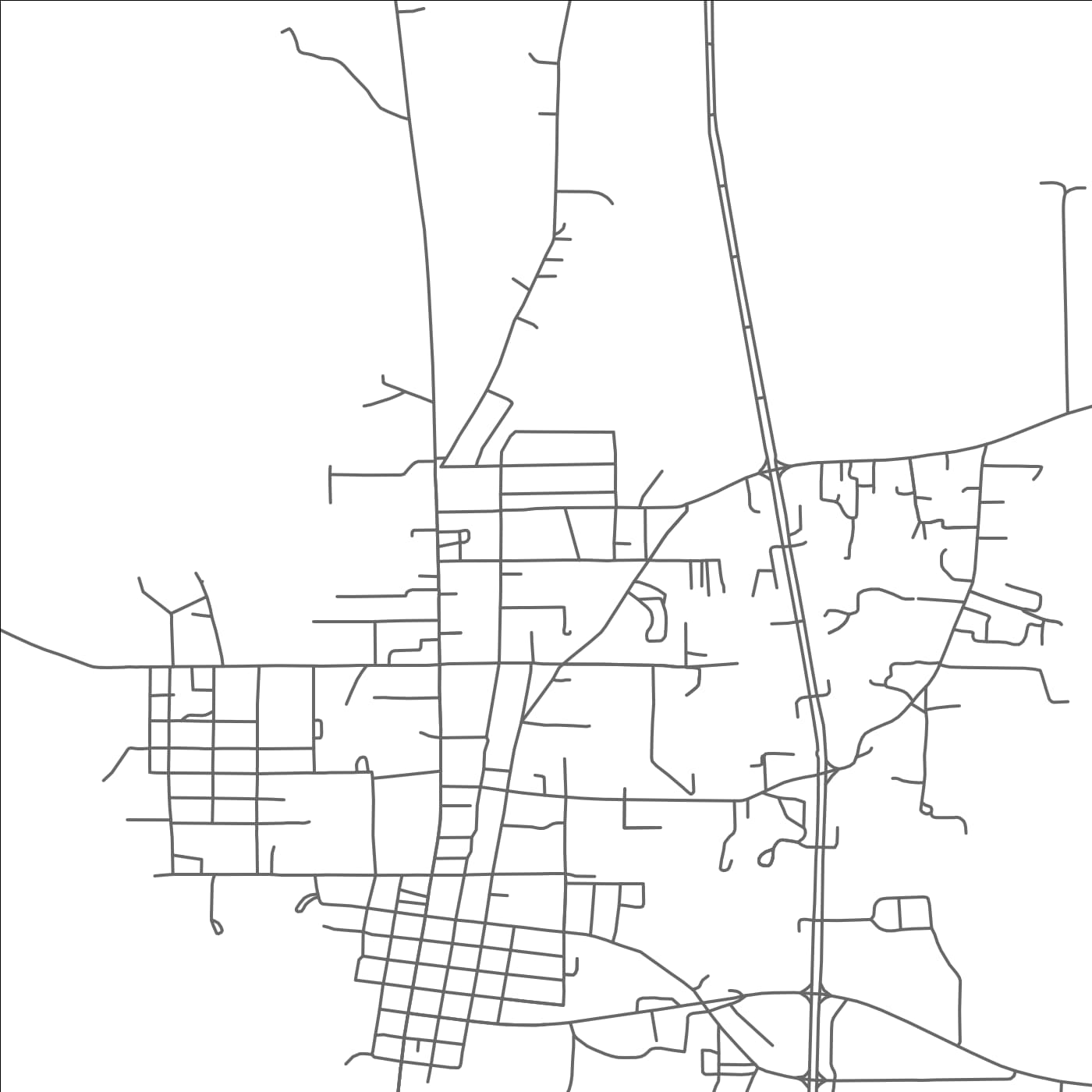 ROAD MAP OF MACON, MISSISSIPPI BY MAPBAKES