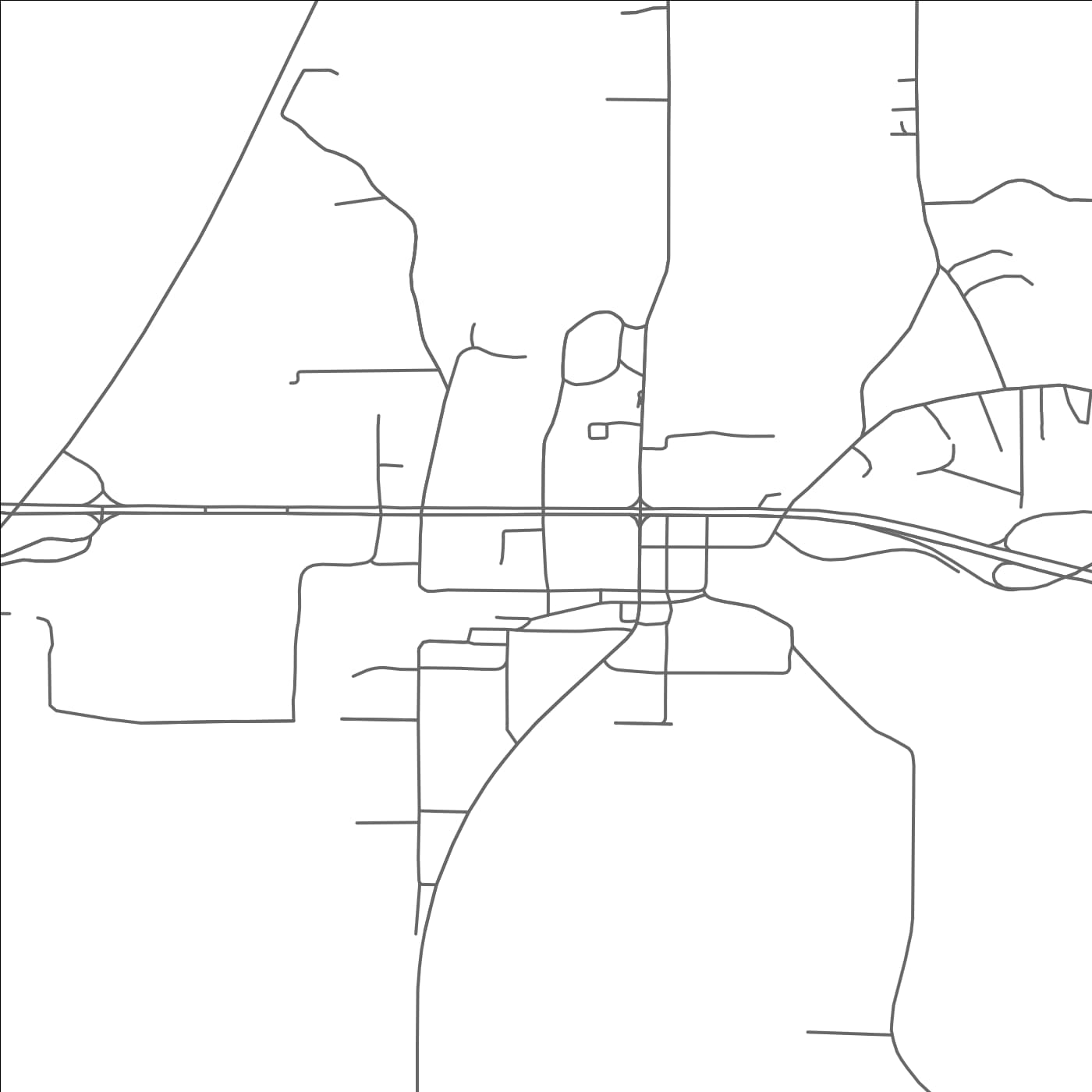 ROAD MAP OF MATHISTON, MISSISSIPPI BY MAPBAKES