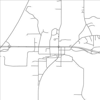 ROAD MAP OF MATHISTON, MISSISSIPPI BY MAPBAKES