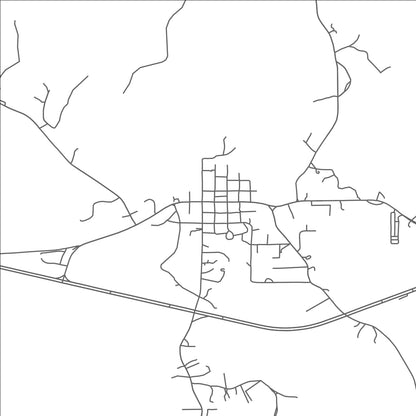 ROAD MAP OF MEADVILLE, MISSISSIPPI BY MAPBAKES