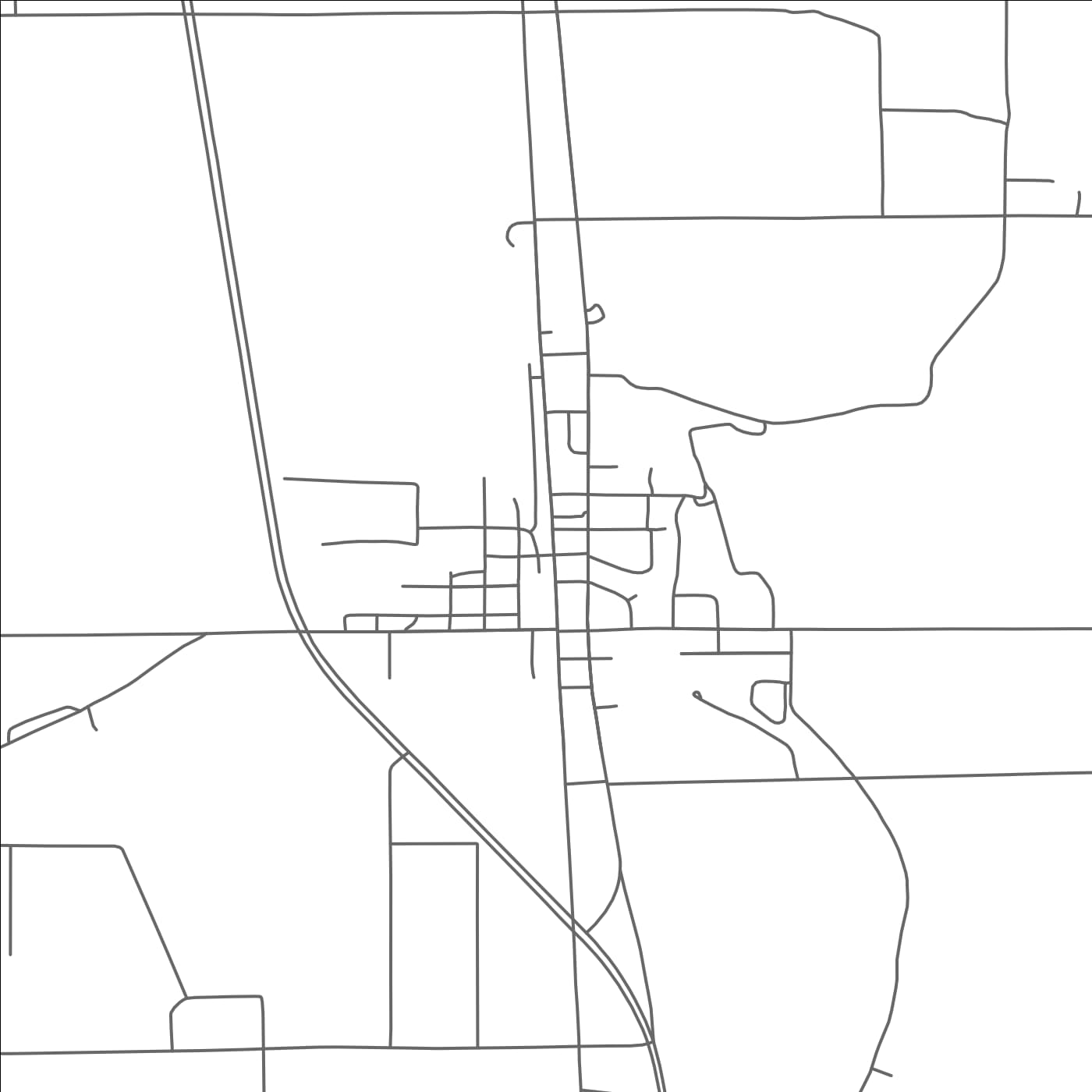 ROAD MAP OF MERIGOLD, MISSISSIPPI BY MAPBAKES