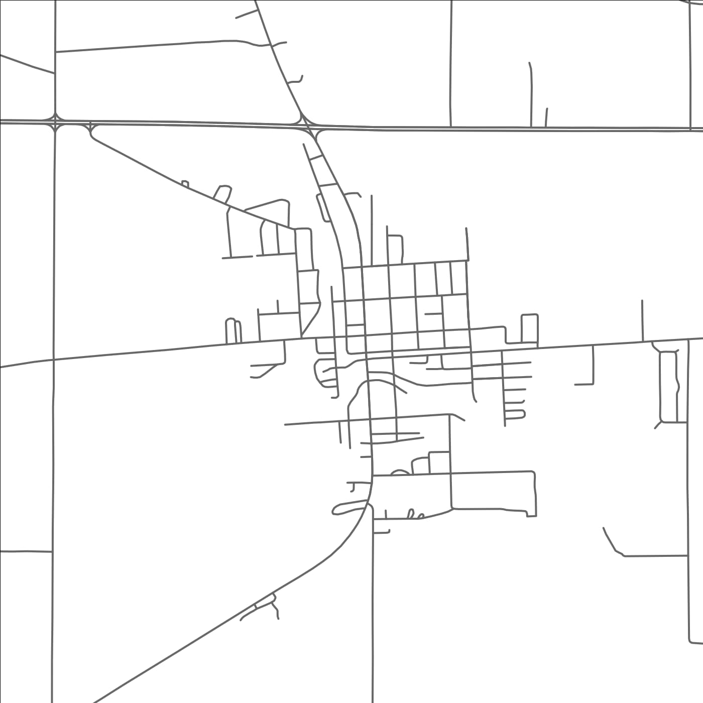 ROAD MAP OF MOORHEAD, MISSISSIPPI BY MAPBAKES