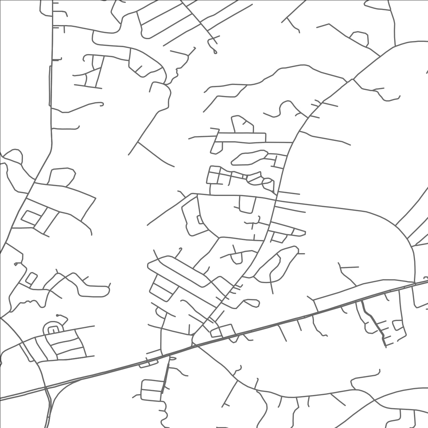 ROAD MAP OF MORGANTOWN, MISSISSIPPI BY MAPBAKES