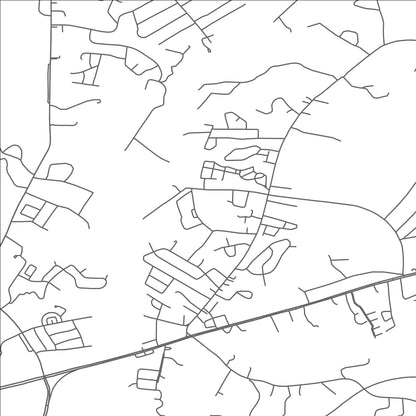 ROAD MAP OF MORGANTOWN, MISSISSIPPI BY MAPBAKES