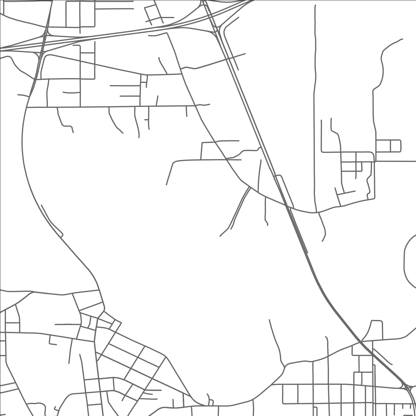 ROAD MAP OF MOSS POINT, MISSISSIPPI BY MAPBAKES