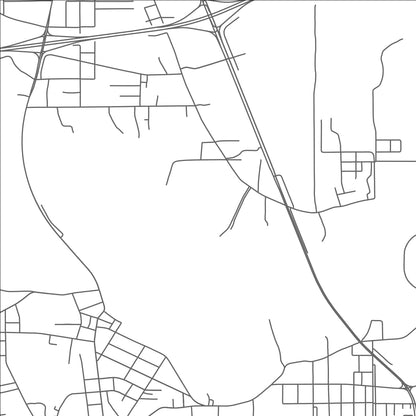 ROAD MAP OF MOSS POINT, MISSISSIPPI BY MAPBAKES