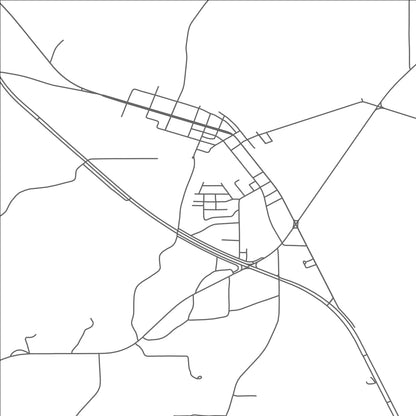 ROAD MAP OF MOUNT OLIVE, MISSISSIPPI BY MAPBAKES