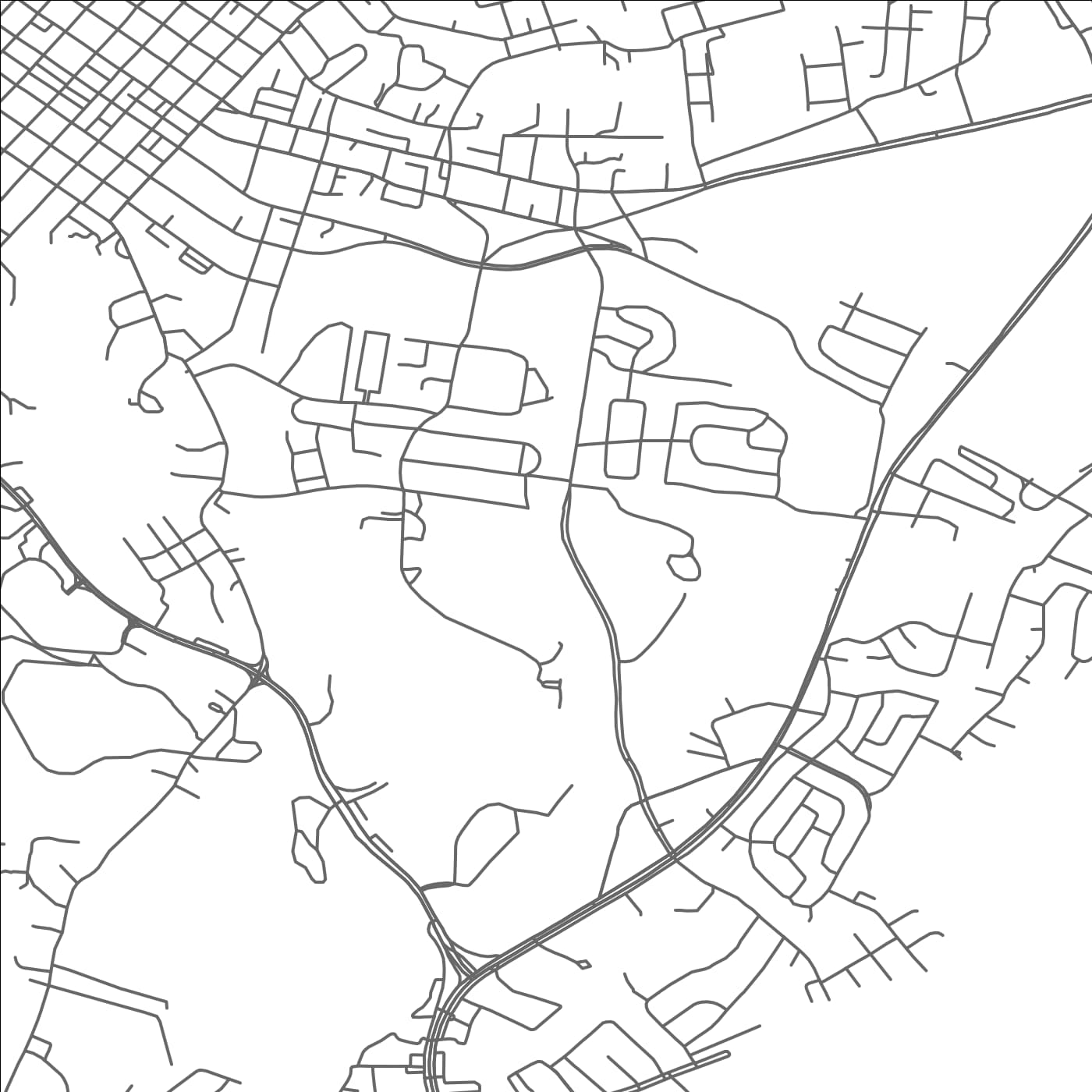 ROAD MAP OF NATCHEZ, MISSISSIPPI BY MAPBAKES