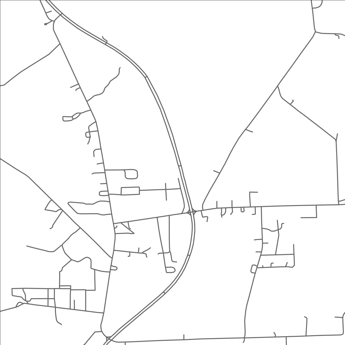 ROAD MAP OF NEW HAMILTON, MISSISSIPPI BY MAPBAKES