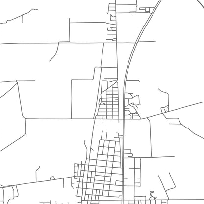 ROAD MAP OF NORTH TUNICA, MISSISSIPPI BY MAPBAKES