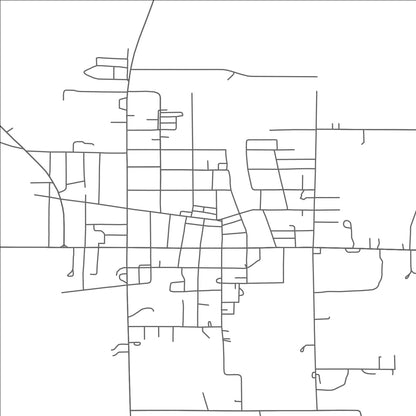 ROAD MAP OF OKOLONA, MISSISSIPPI BY MAPBAKES