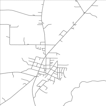 ROAD MAP OF PICKENS, MISSISSIPPI BY MAPBAKES