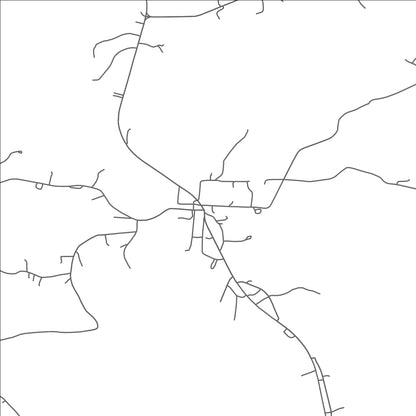 ROAD MAP OF PITTSBORO, MISSISSIPPI BY MAPBAKES