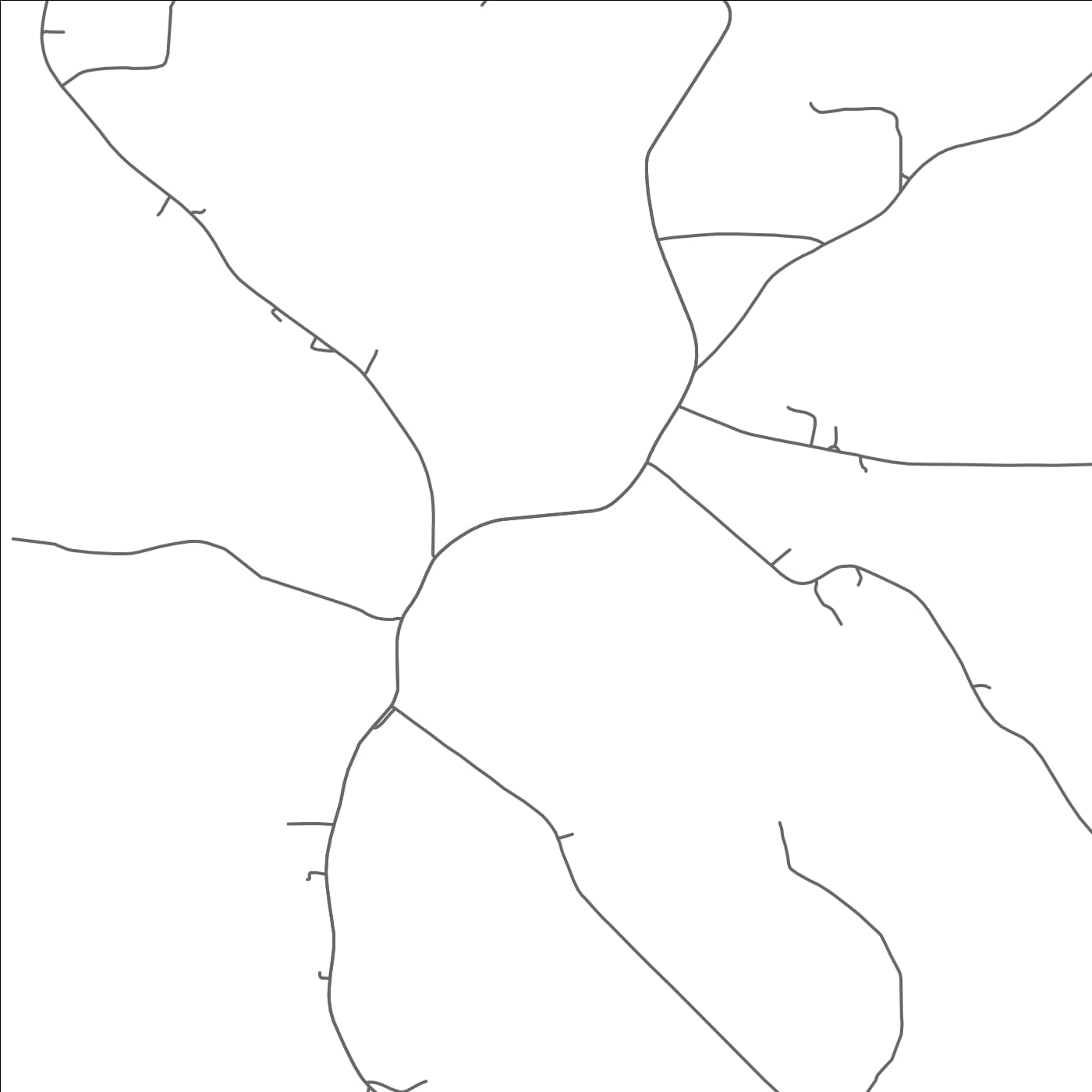 ROAD MAP OF POLKVILLE, MISSISSIPPI BY MAPBAKES