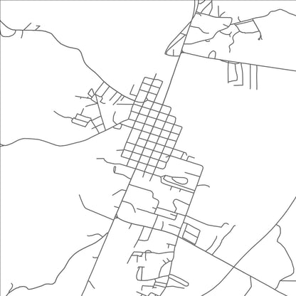 ROAD MAP OF PORT GIBSON, MISSISSIPPI BY MAPBAKES