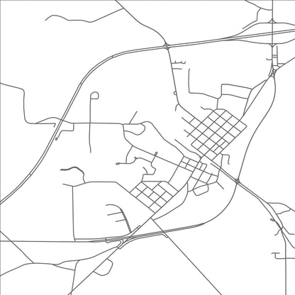 ROAD MAP OF PRENTISS, MISSISSIPPI BY MAPBAKES