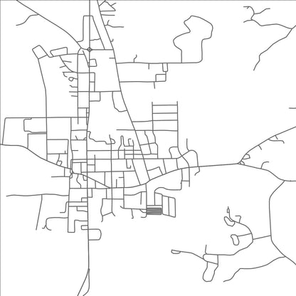 ROAD MAP OF QUITMAN, MISSISSIPPI BY MAPBAKES