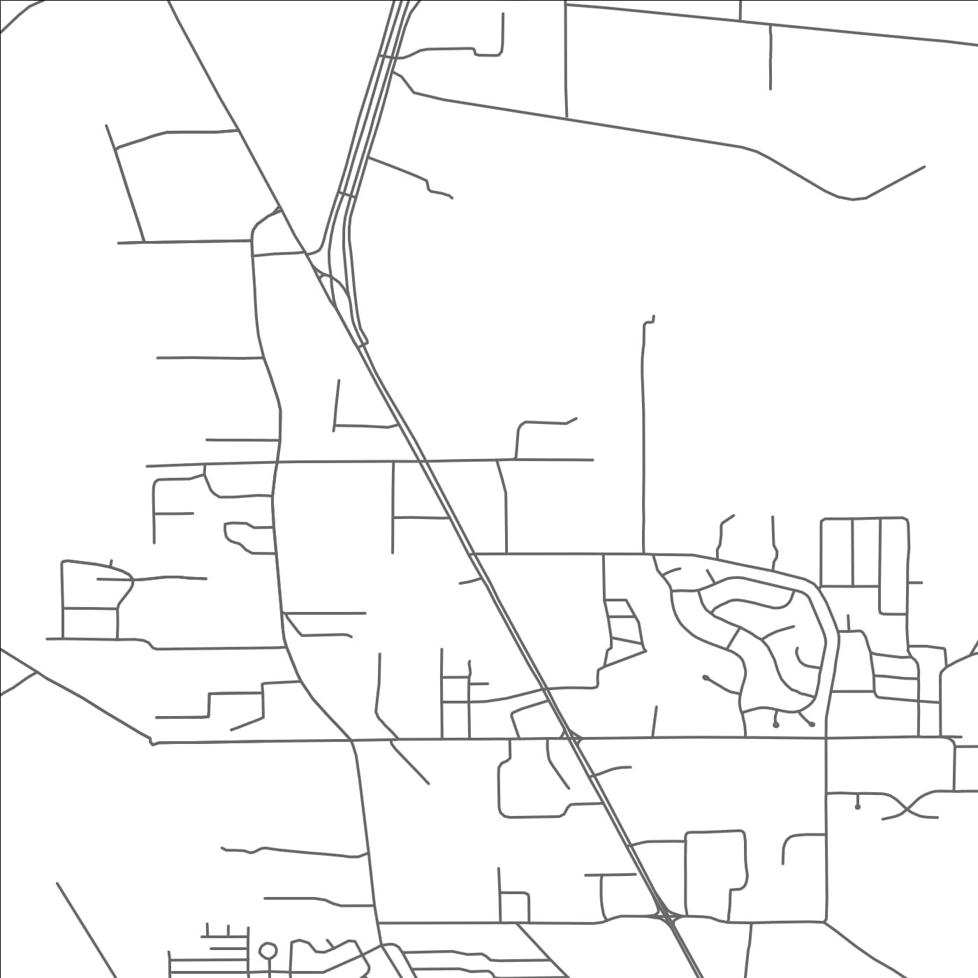 ROAD MAP OF RICHLAND, MISSISSIPPI BY MAPBAKES