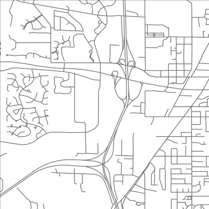 ROAD MAP OF RIDGELAND, MISSISSIPPI BY MAPBAKES