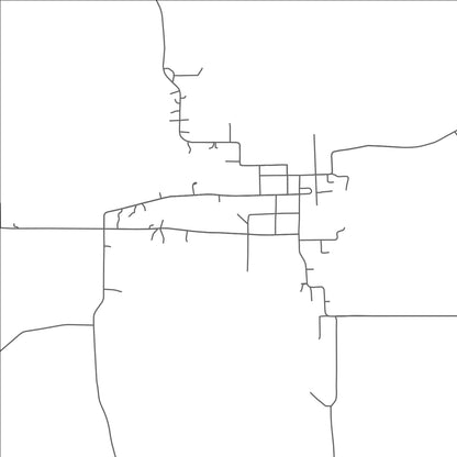 ROAD MAP OF RIENZI, MISSISSIPPI BY MAPBAKES
