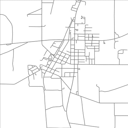 ROAD MAP OF RULEVILLE, MISSISSIPPI BY MAPBAKES