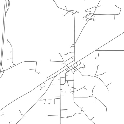 ROAD MAP OF SANDERSVILLE, MISSISSIPPI BY MAPBAKES
