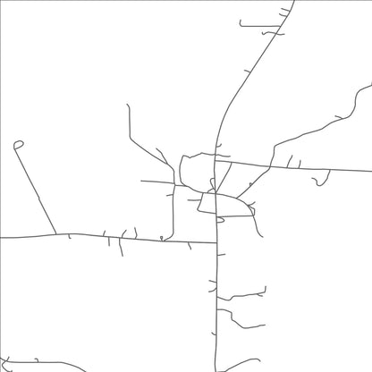 ROAD MAP OF SLATE SPRINGS, MISSISSIPPI BY MAPBAKES