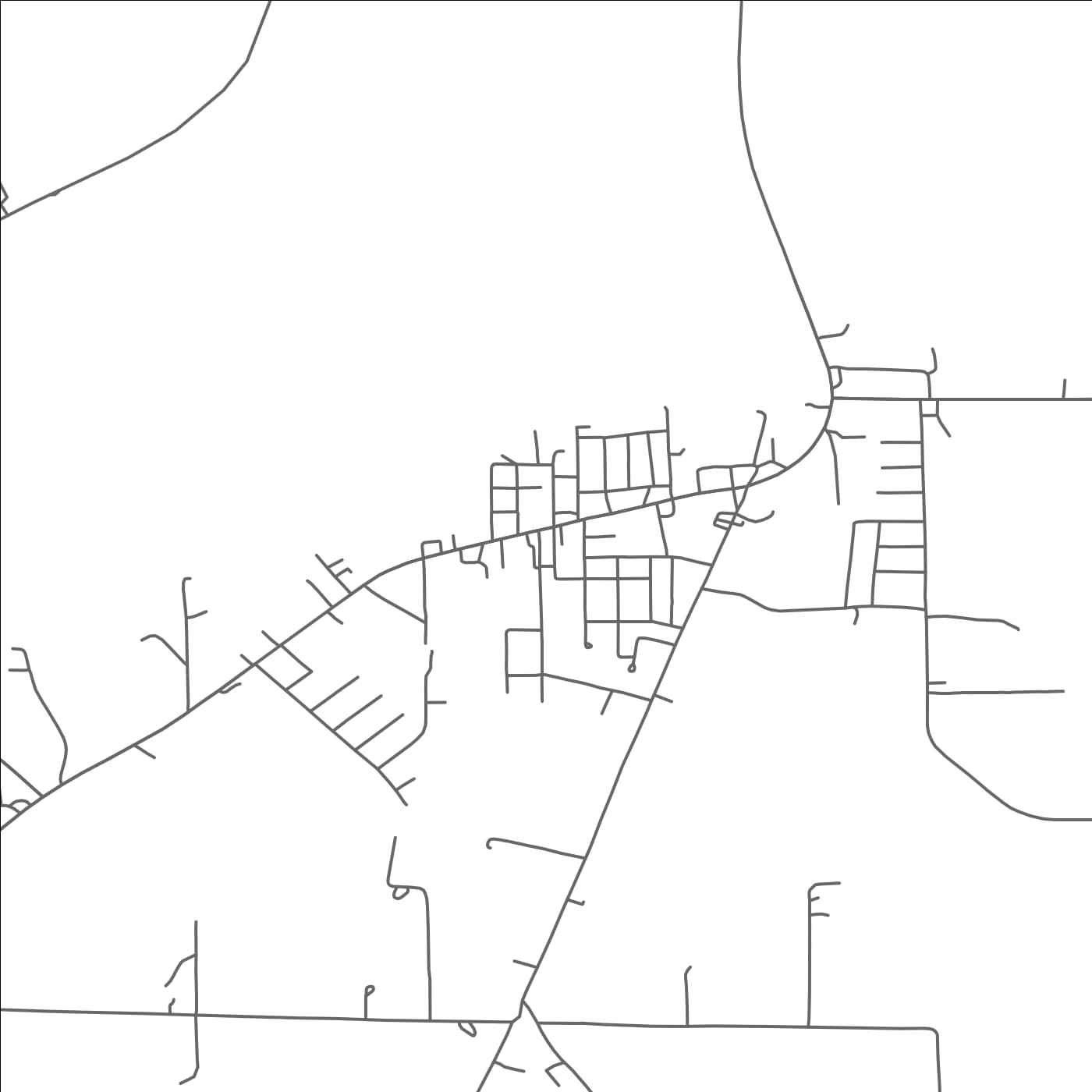 ROAD MAP OF SMITHVILLE, MISSISSIPPI BY MAPBAKES