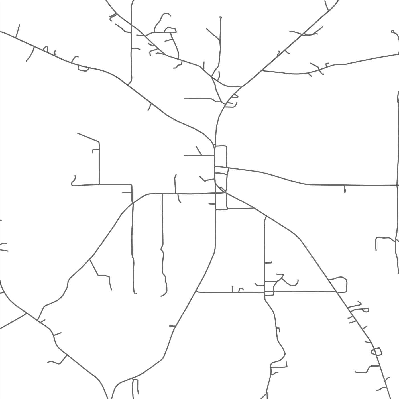 ROAD MAP OF SOSO, MISSISSIPPI BY MAPBAKES