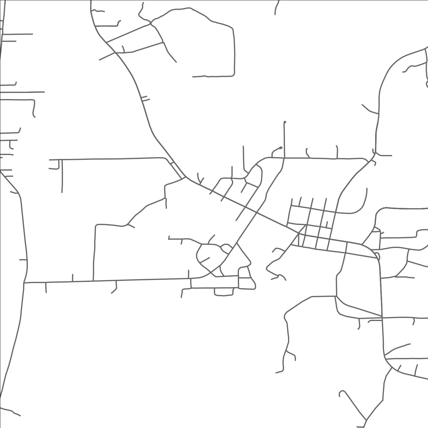 ROAD MAP OF STONEWALL, MISSISSIPPI BY MAPBAKES