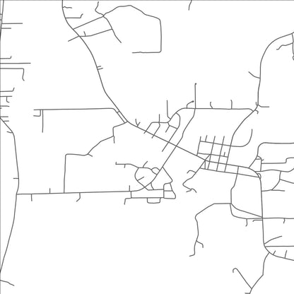 ROAD MAP OF STONEWALL, MISSISSIPPI BY MAPBAKES