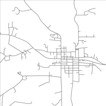 ROAD MAP OF TAYLORSVILLE, MISSISSIPPI BY MAPBAKES