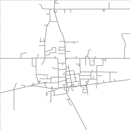 ROAD MAP OF VARDAMAN, MISSISSIPPI BY MAPBAKES