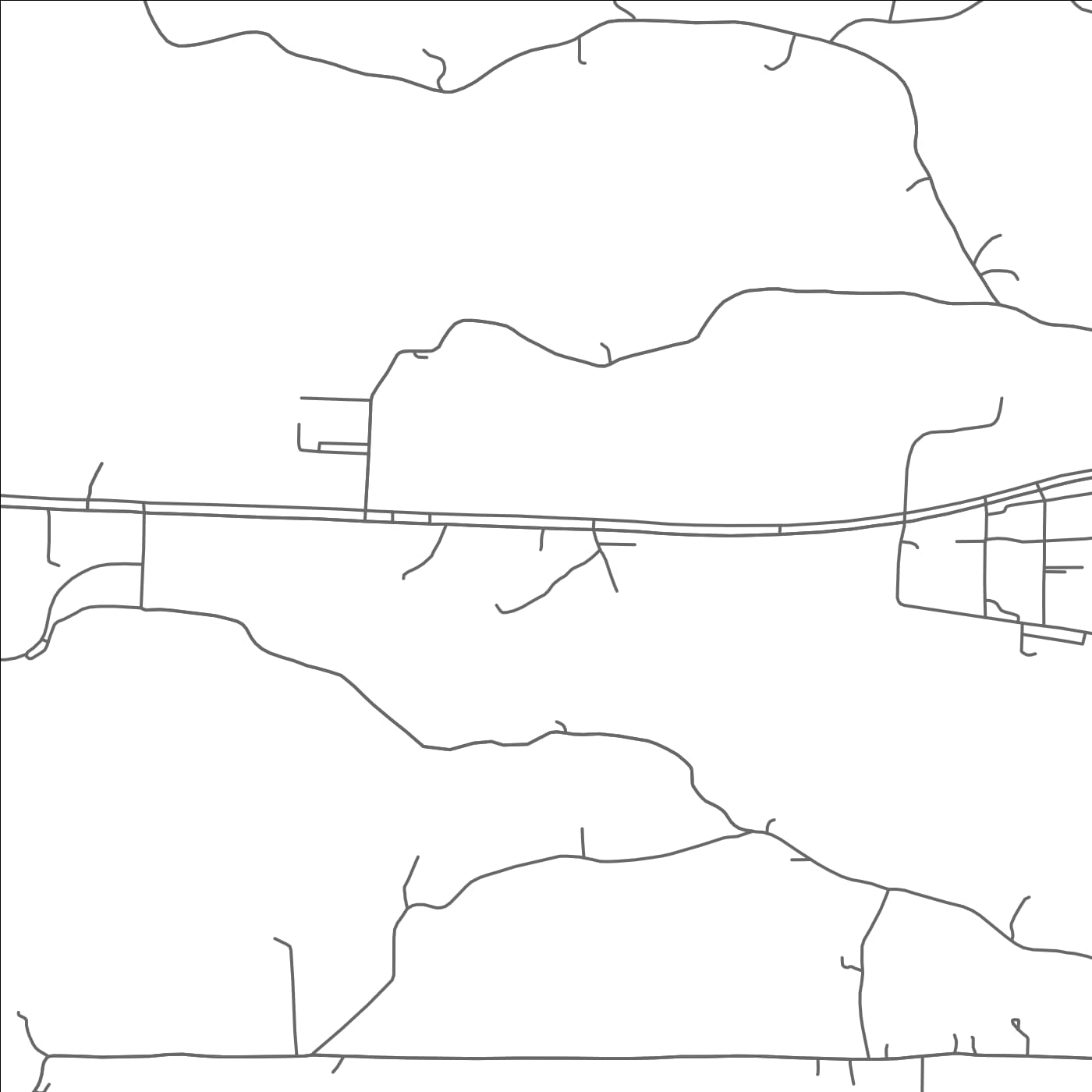 ROAD MAP OF WALNUT, MISSISSIPPI BY MAPBAKES