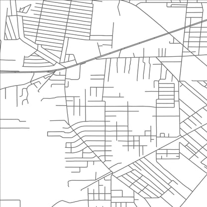 ROAD MAP OF WAVELAND, MISSISSIPPI BY MAPBAKES