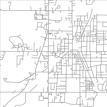 ROAD MAP OF WEST POINT, MISSISSIPPI BY MAPBAKES