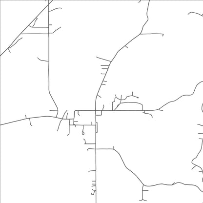 ROAD MAP OF WHEELER, MISSISSIPPI BY MAPBAKES