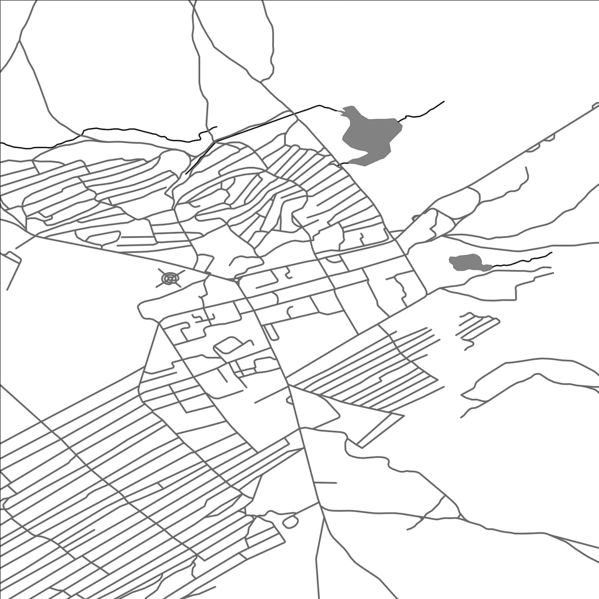 ROAD MAP OF ALTAY, MANGOLIA BY MAPBAKES