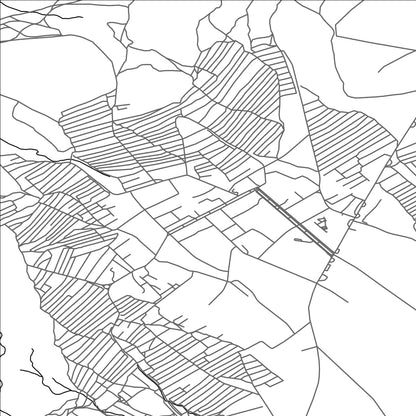 ROAD MAP OF ARVAYHEER, MANGOLIA BY MAPBAKES