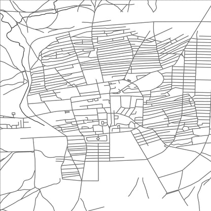 ROAD MAP OF BARUUN URT, MANGOLIA BY MAPBAKES