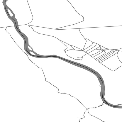 ROAD MAP OF BAYANHUSHUU, MANGOLIA BY MAPBAKES