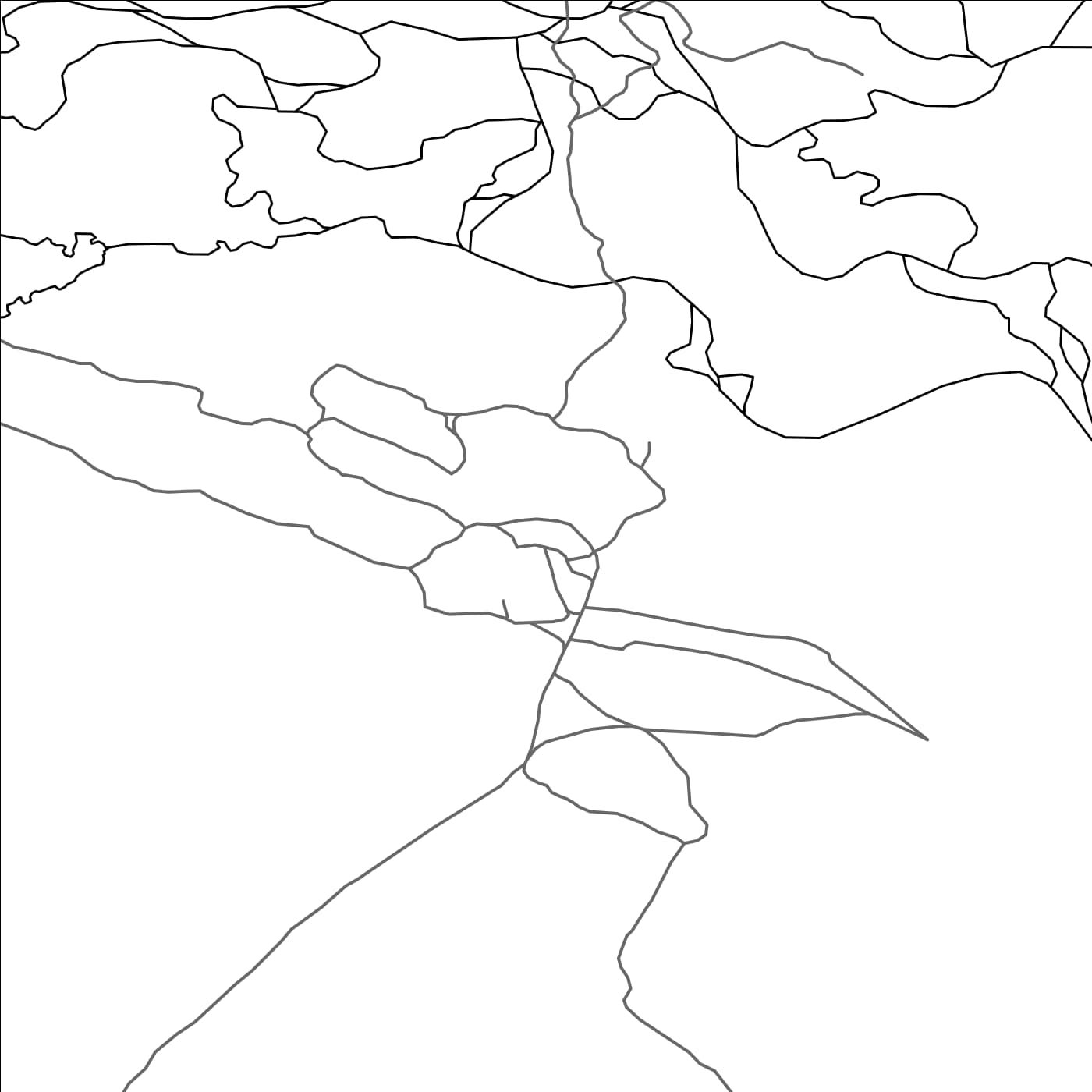 ROAD MAP OF BAYANNUUR, MANGOLIA BY MAPBAKES