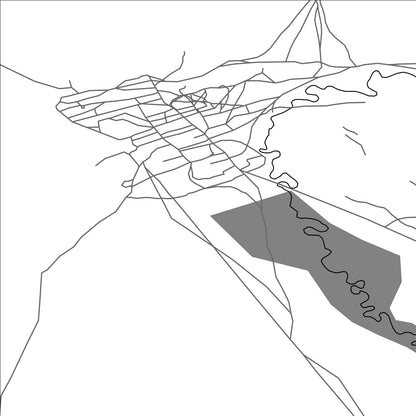 ROAD MAP OF BULAG, MANGOLIA BY MAPBAKES