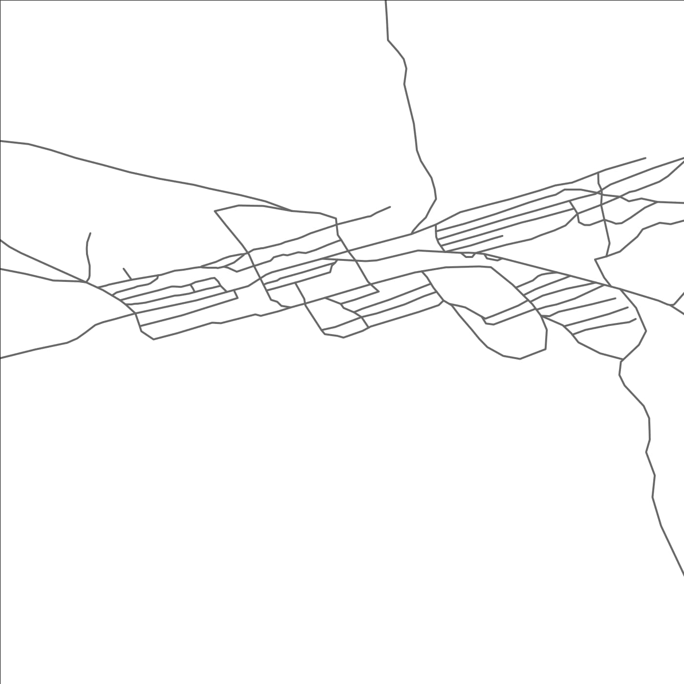 ROAD MAP OF CHONOGOL, MANGOLIA BY MAPBAKES