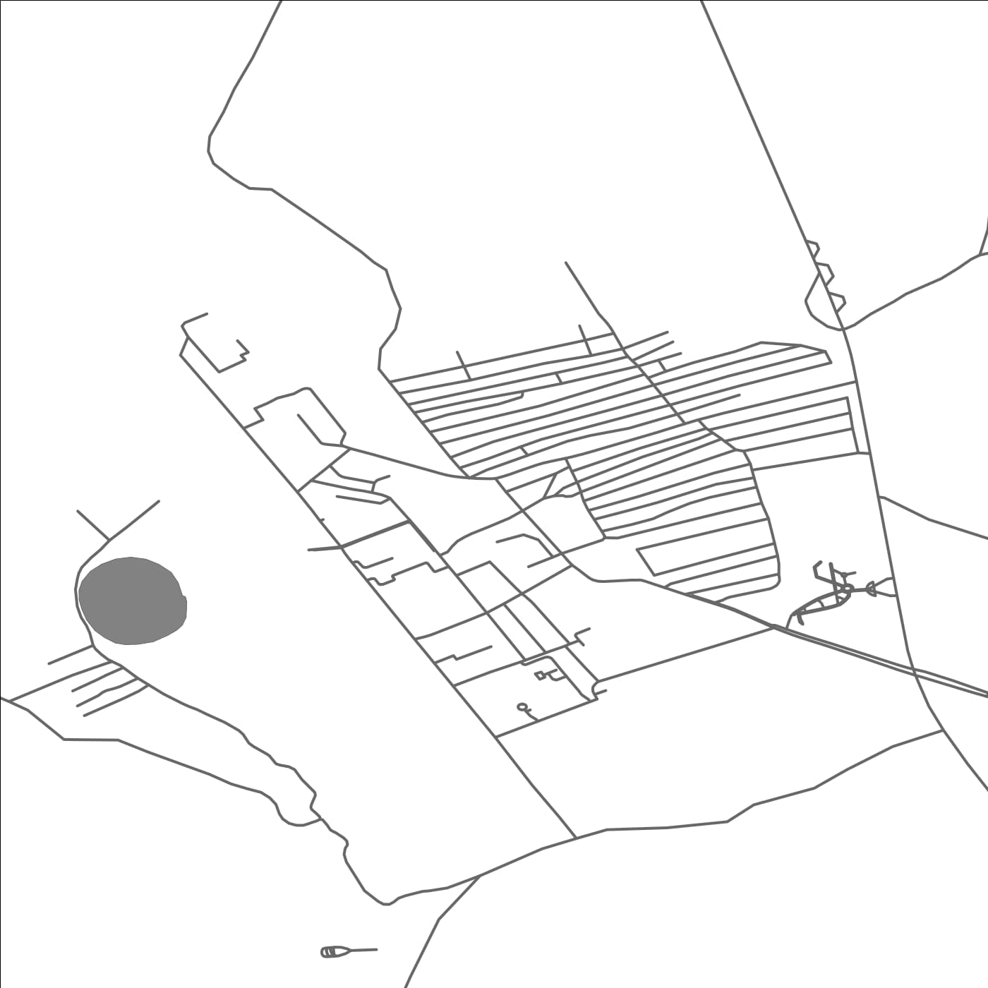 ROAD MAP OF CHOYR, MANGOLIA BY MAPBAKES