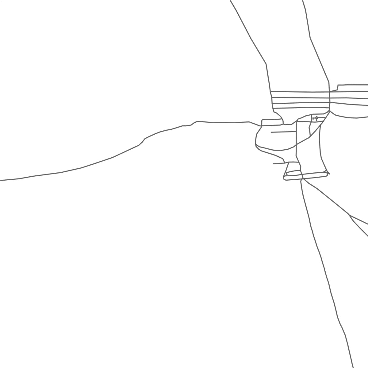 ROAD MAP OF HOOLT, MANGOLIA BY MAPBAKES