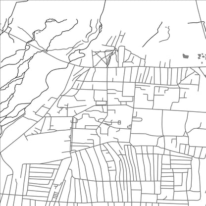 ROAD MAP OF HOVD, MANGOLIA BY MAPBAKES